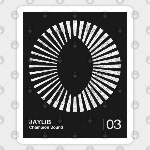 Jaylib / Minimalist Graphic Fan Artwork Design Magnet by saudade
